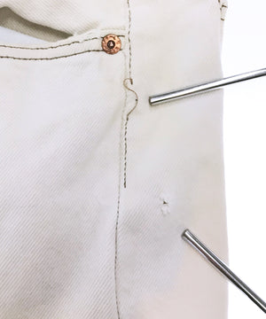 Levi's 501 ホワイトデニム W38 x L32