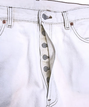 Levi's 501 ホワイトデニム W38 x L32