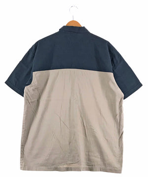 Dickies 半袖 ワークシャツ ツートン バイカラー