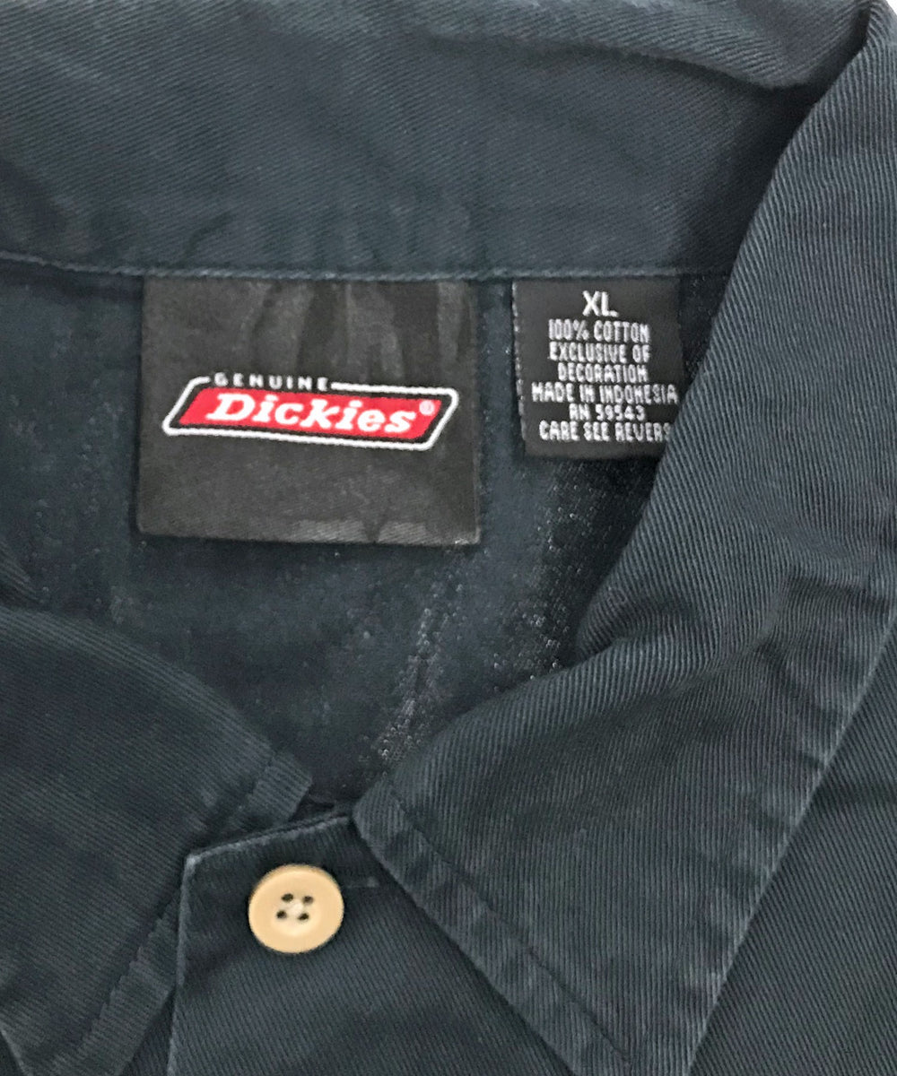Dickies 半袖 ワークシャツ ツートン バイカラー