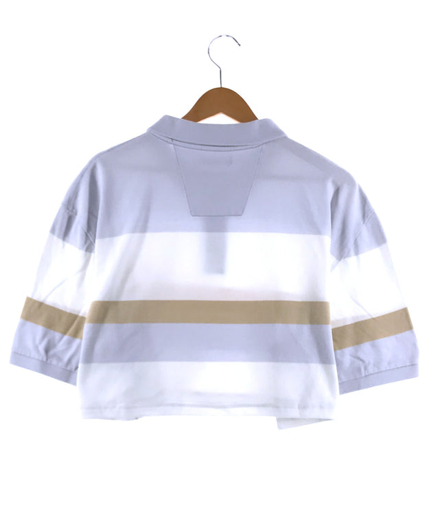 nautica リメイクショート ボーダー ポロシャツ