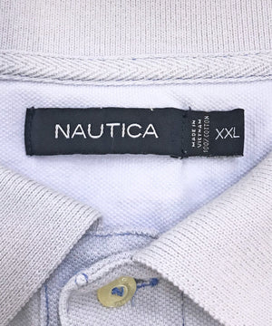 nautica リメイクショート ボーダー ポロシャツ