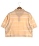 CHAPS リメイクショート ボーダーポロシャツ