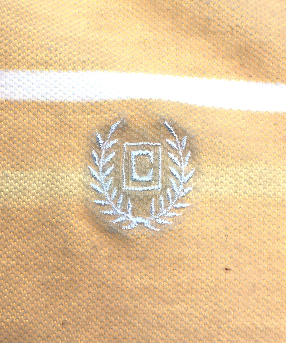 CHAPS リメイクショート ボーダーポロシャツ