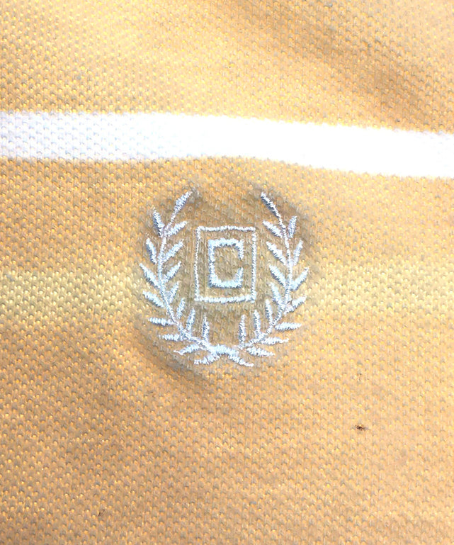 CHAPS リメイクショート ボーダーポロシャツ