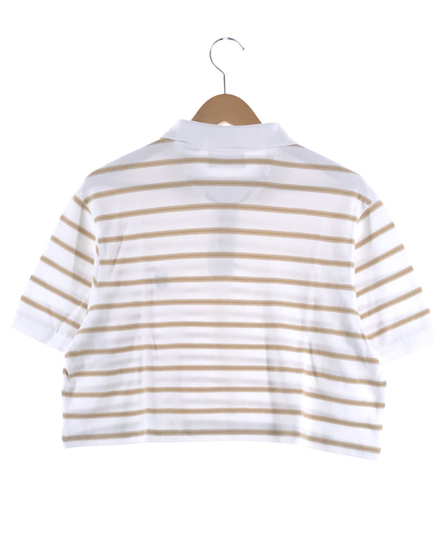 CHAPS リメイクショート ボーダーポロシャツ