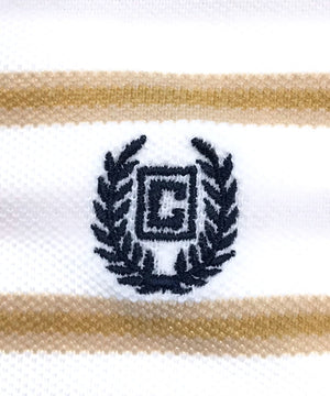 CHAPS リメイクショート ボーダーポロシャツ