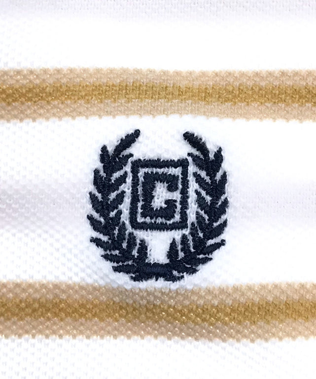 CHAPS リメイクショート ボーダーポロシャツ