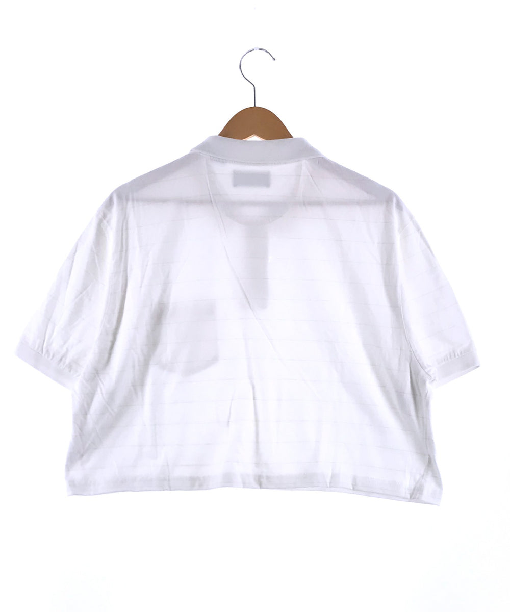 CHAPS リメイクショート ボーダーポロシャツ