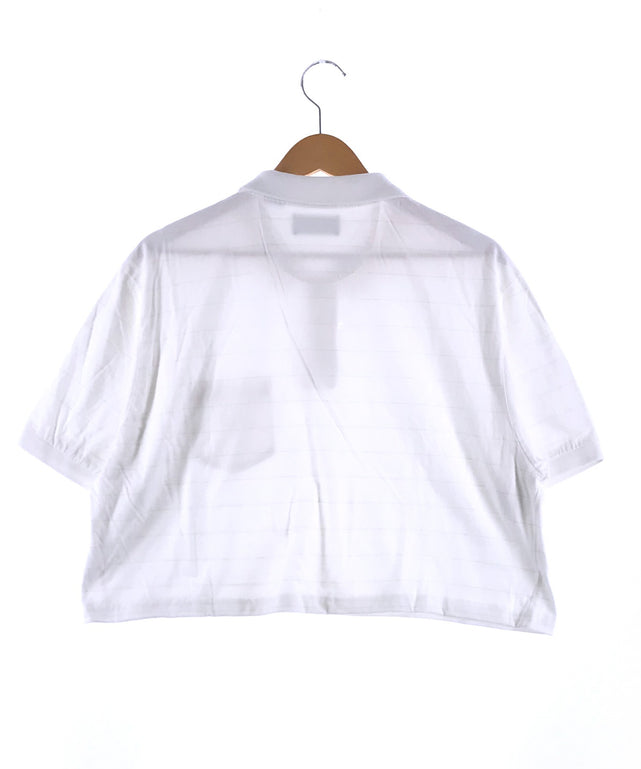 CHAPS リメイクショート ボーダーポロシャツ