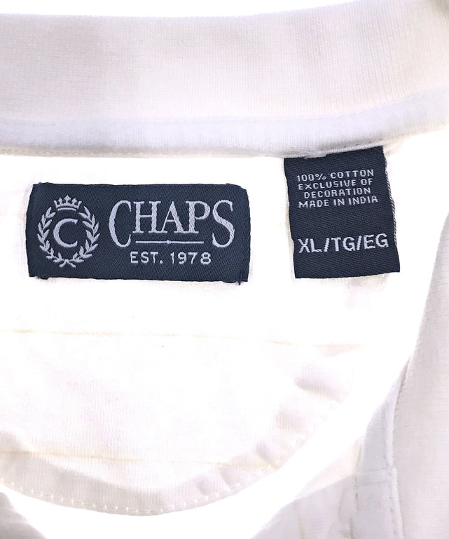 CHAPS リメイクショート ボーダーポロシャツ