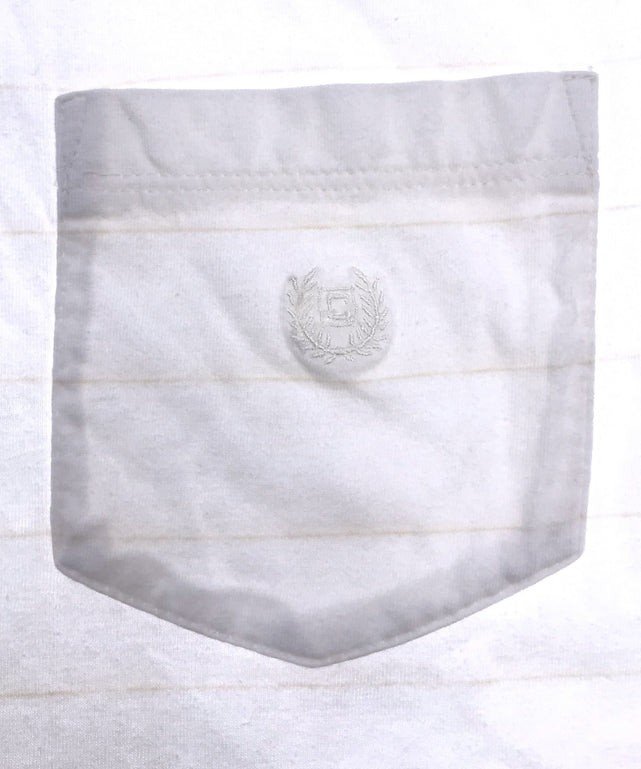 CHAPS リメイクショート ボーダーポロシャツ