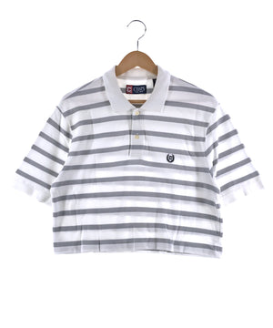 CHAPS リメイクショート ボーダーポロシャツ