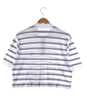 CHAPS リメイクショート ボーダーポロシャツ