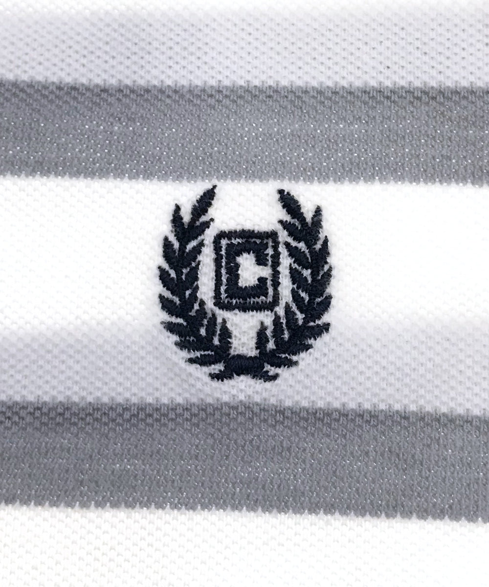 CHAPS リメイクショート ボーダーポロシャツ