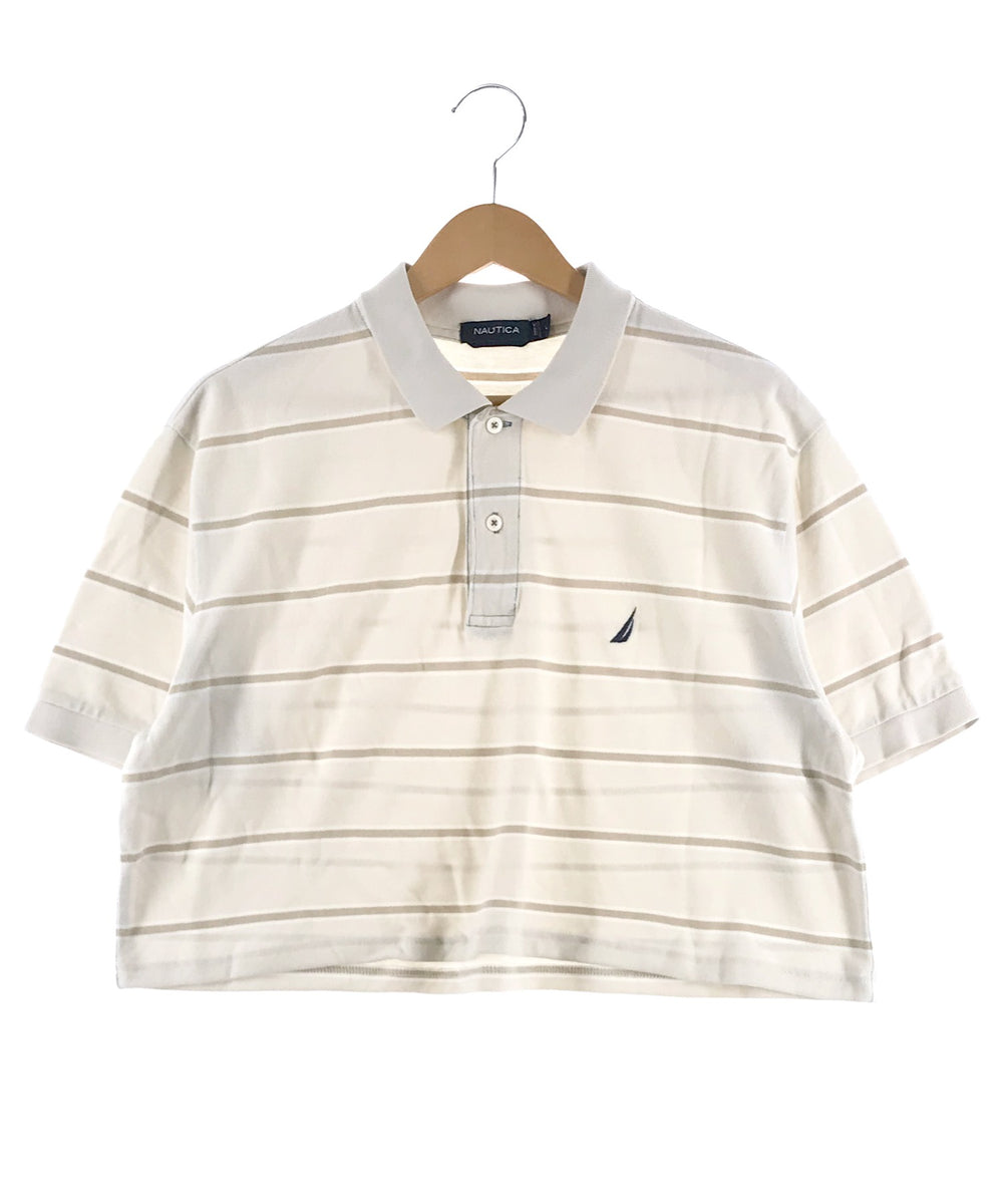 nautica リメイクショート ボーダーポロシャツ