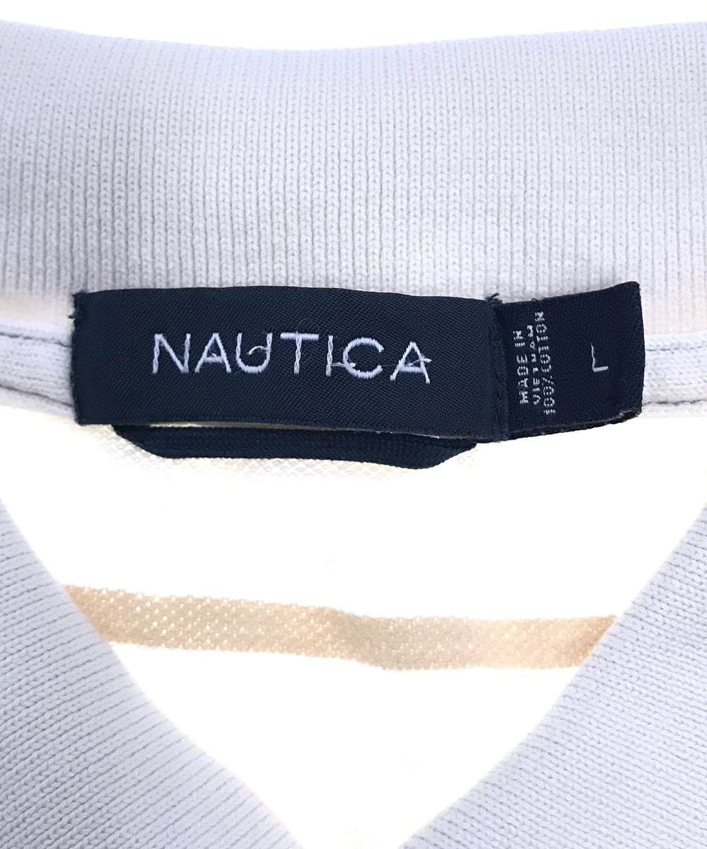 nautica リメイクショート ボーダーポロシャツ