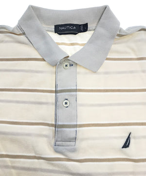 nautica リメイクショート ボーダーポロシャツ