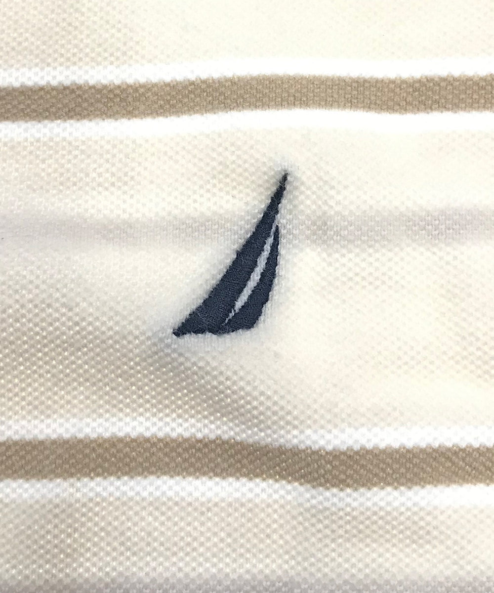 nautica リメイクショート ボーダーポロシャツ