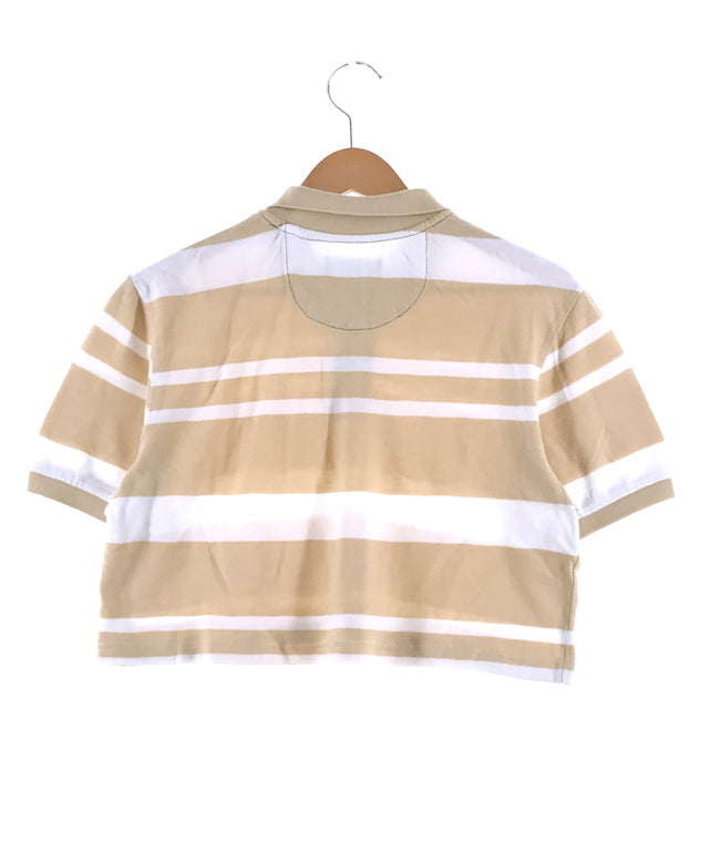 CHAPS リメイクショート ボーダーポロシャツ