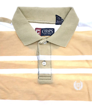 CHAPS リメイクショート ボーダーポロシャツ