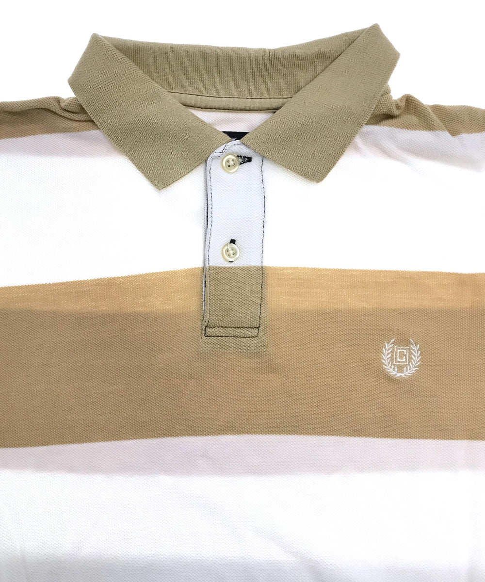 CHAPS リメイクショート ボーダーポロシャツ