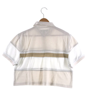 TOMMY リメイクショート ボーダーポロシャツ