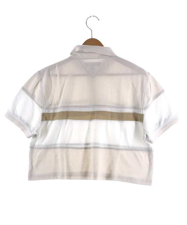 TOMMY リメイクショート ボーダーポロシャツ