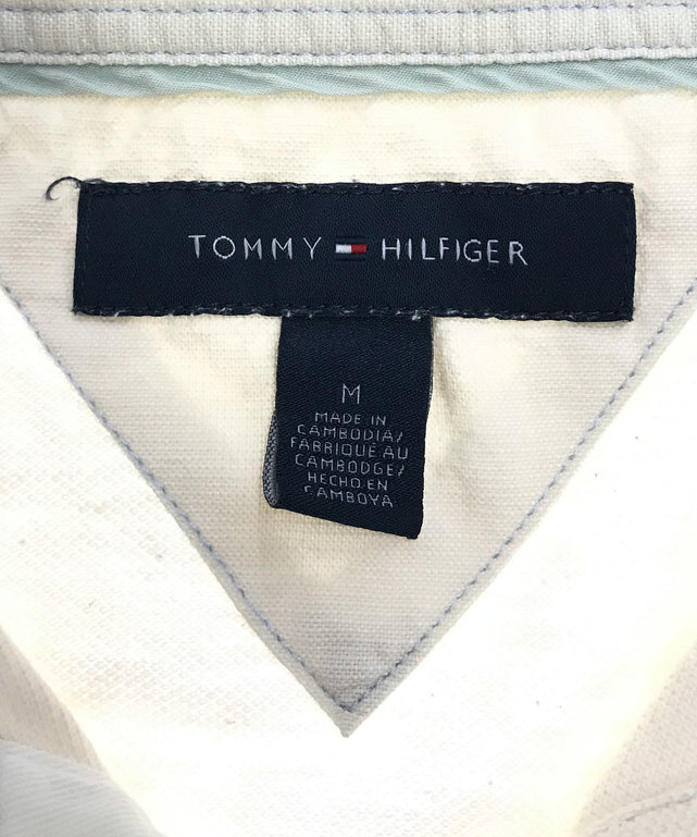 TOMMY リメイクショート ボーダーポロシャツ