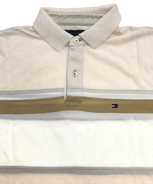 TOMMY リメイクショート ボーダーポロシャツ