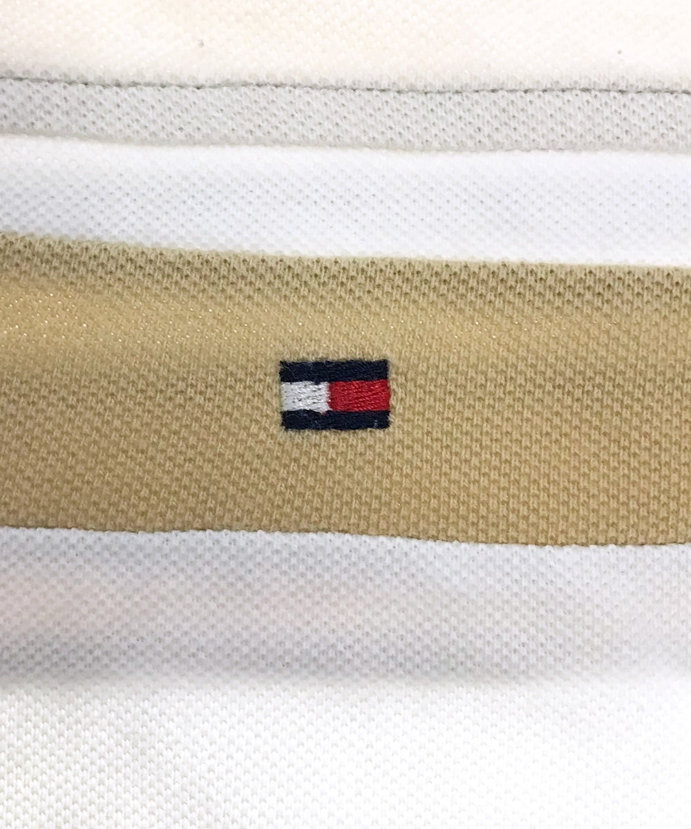 TOMMY リメイクショート ボーダーポロシャツ