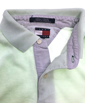 TOMMY リメイクショート ボーダーポロシャツ