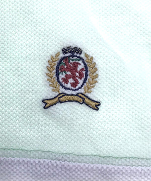 TOMMY リメイクショート ボーダーポロシャツ