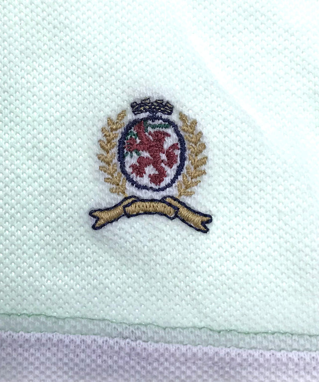 TOMMY リメイクショート ボーダーポロシャツ