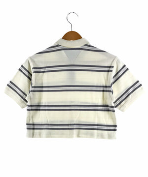 TOMMY リメイクショート ボーダーポロシャツ