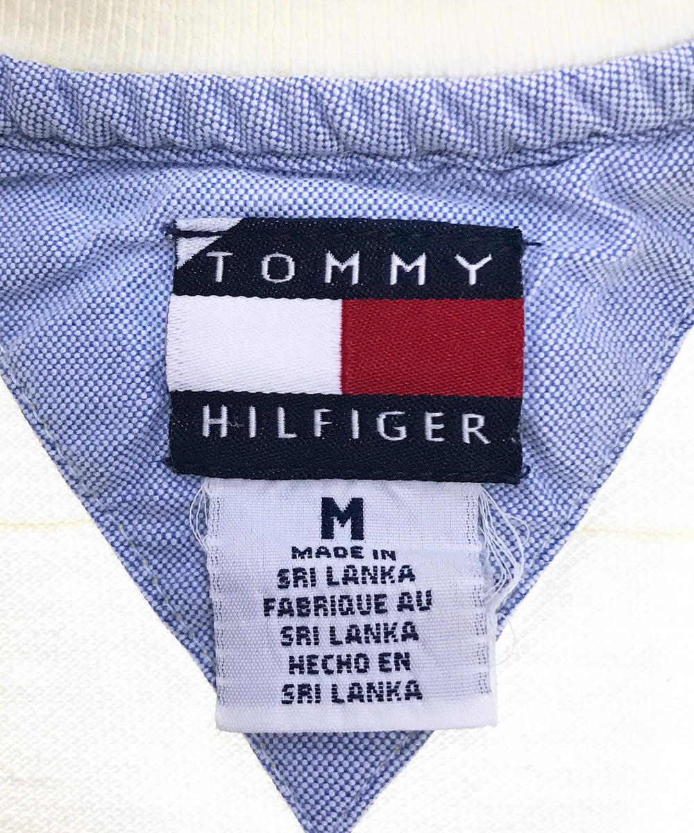 TOMMY リメイクショート ボーダーポロシャツ