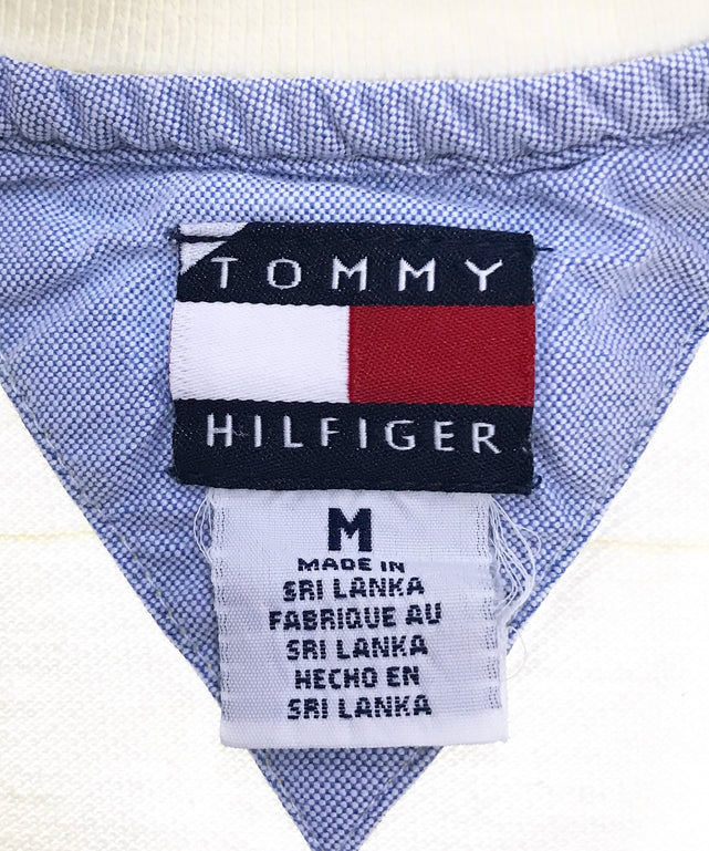 TOMMY リメイクショート ボーダーポロシャツ