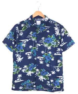 DENIM & FLOWER 半袖柄シャツ RICKY SINGH