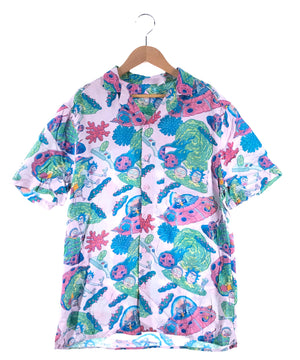 Rick and Morty キャラクター半袖柄シャツ CARTOON NETWORK