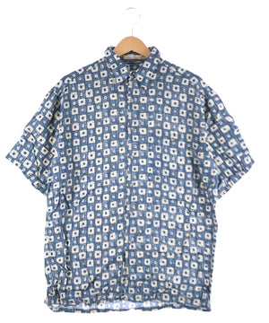 CAMPIA MODA 半袖柄シャツ