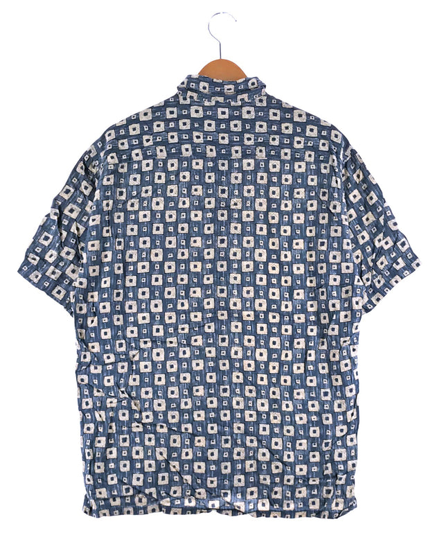 CAMPIA MODA 半袖柄シャツ