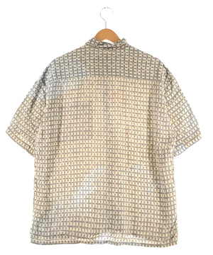 CAMPIA MODA 半袖柄シャツ