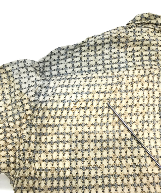 CAMPIA MODA 半袖柄シャツ