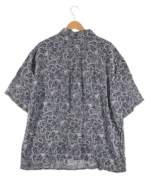 Sergio Louis ペイズリー 半袖柄シャツ
