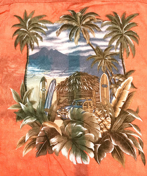 CAMPIA MODA 半袖柄シャツ