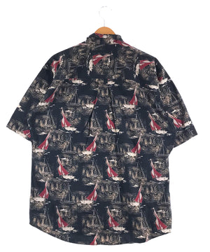 NATURAL ISSUE 半袖柄シャツ