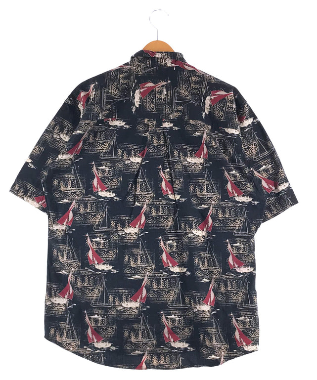 NATURAL ISSUE 半袖柄シャツ