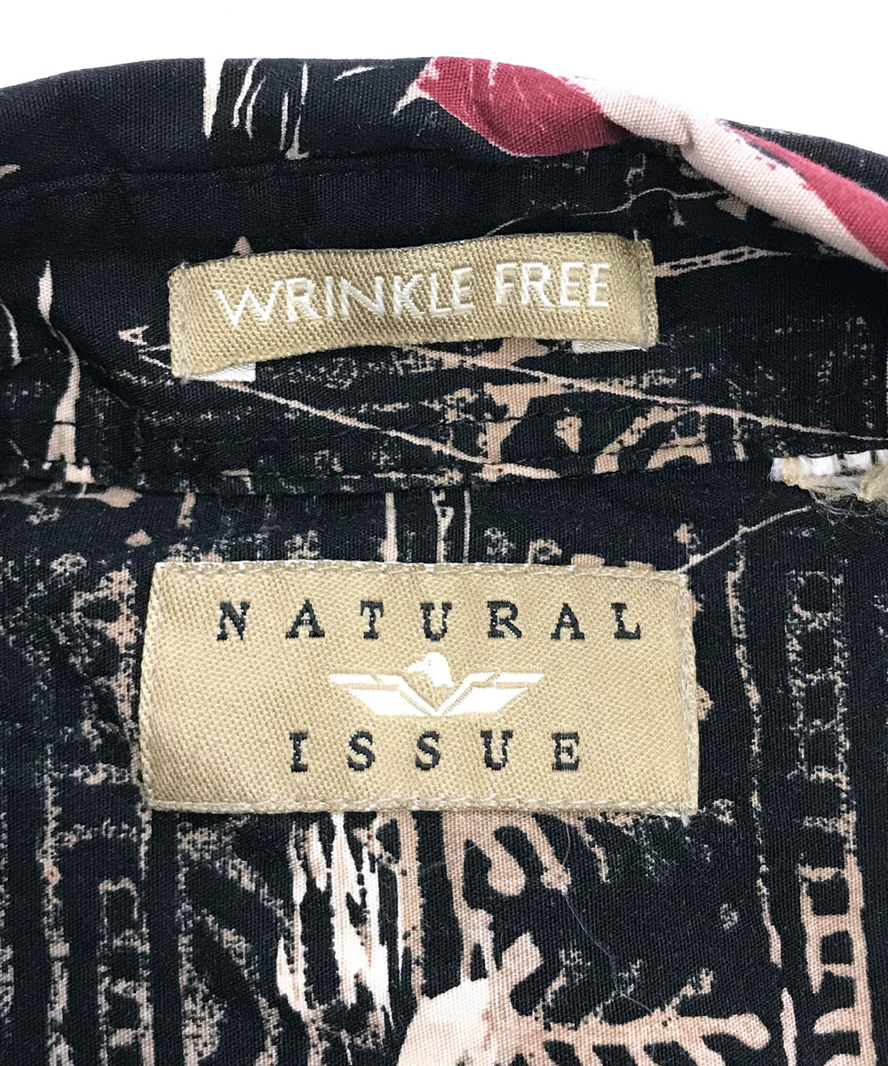 NATURAL ISSUE 半袖柄シャツ