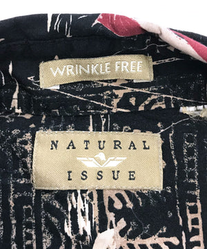 NATURAL ISSUE 半袖柄シャツ