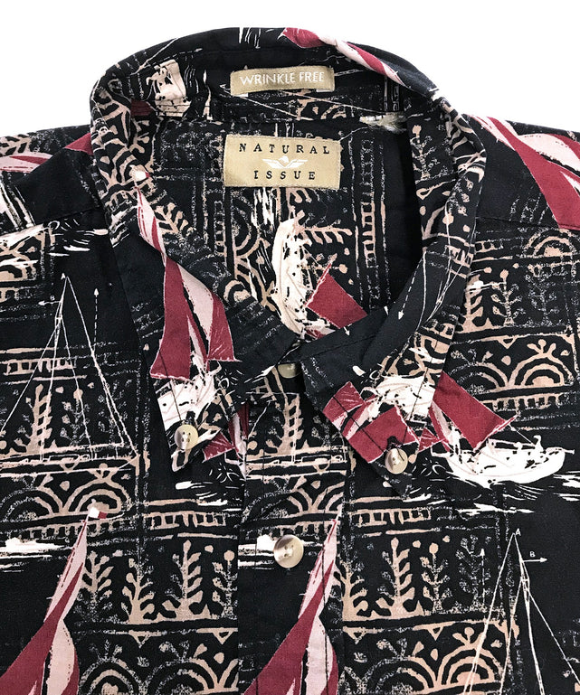 NATURAL ISSUE 半袖柄シャツ